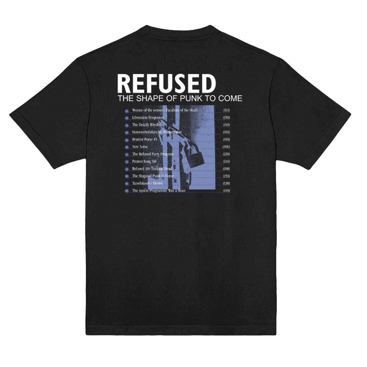 Polera Oficial Refused - The Shape of Punk to Come - Negro