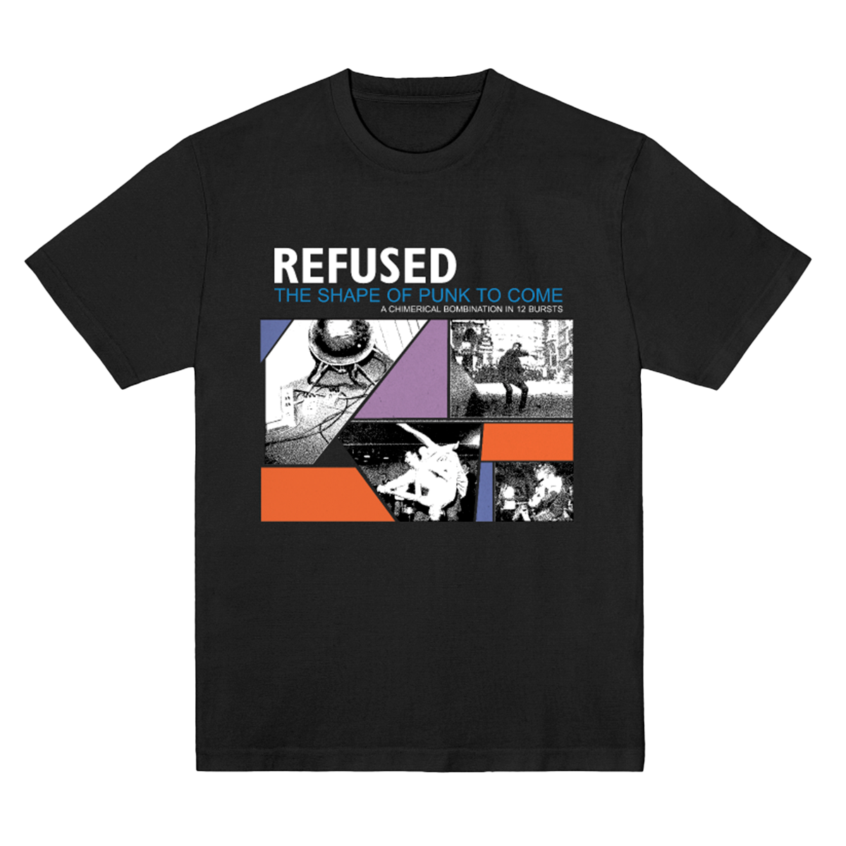 Polera Oficial Refused - The Shape of Punk to Come - Negro