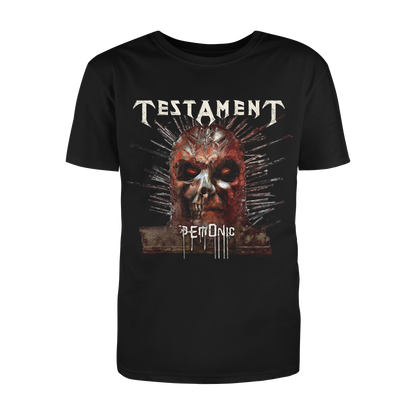 Polera Oficial Testament - Demonic - Negro