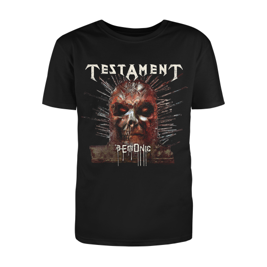 Polera Oficial Testament - Demonic - Negro