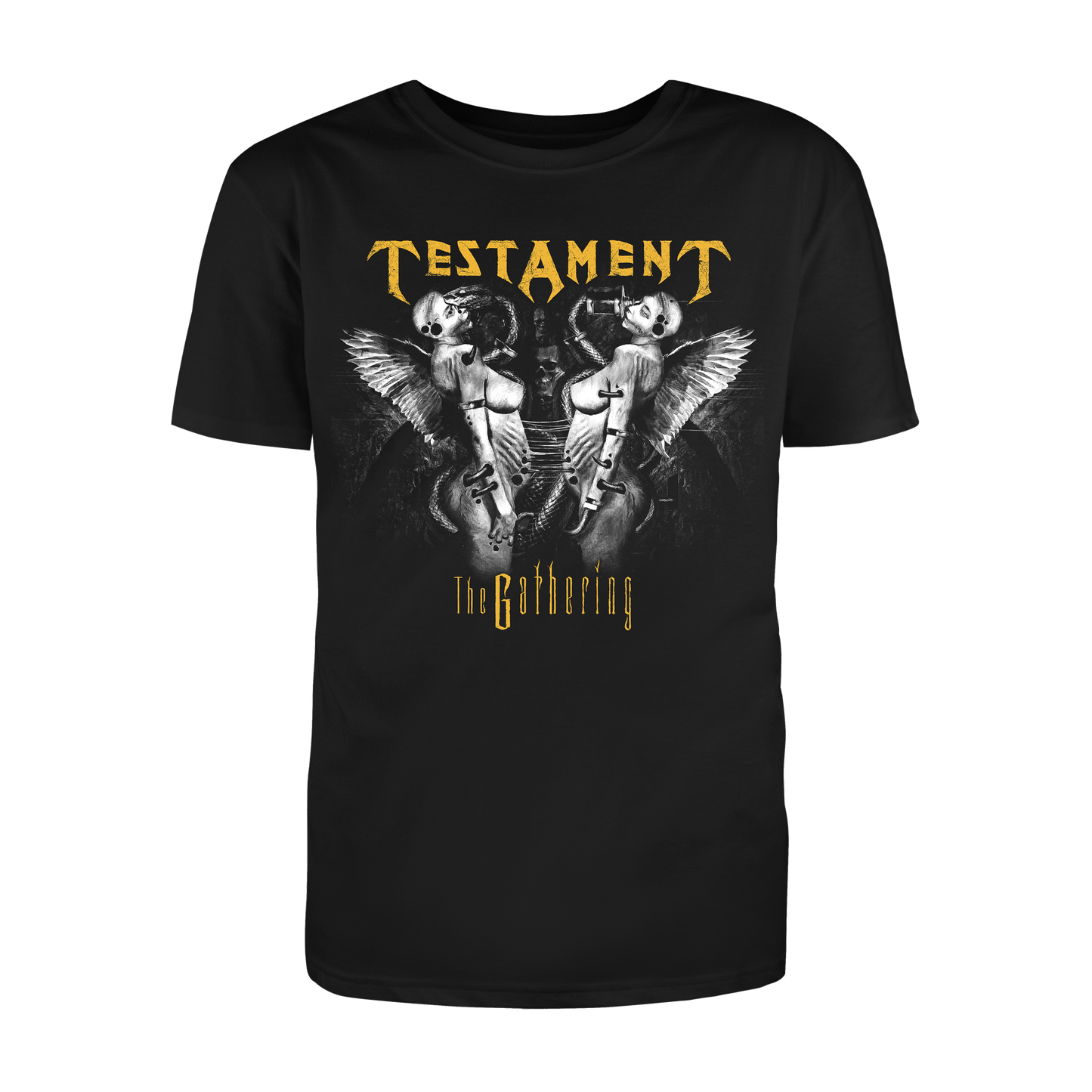 Polera Oficial Testament - The Gathering - Negro