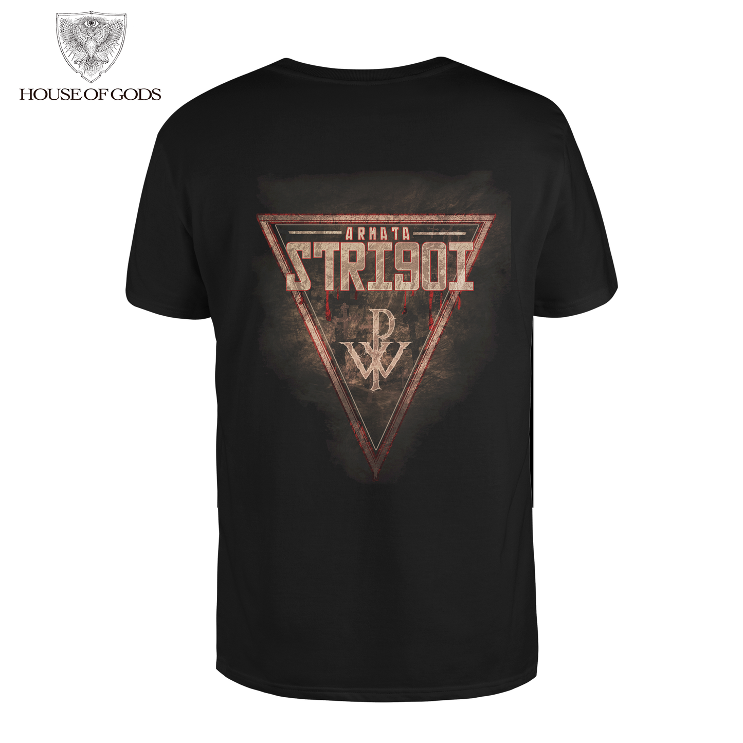 Polera Oficial Powerwolf - Armata Strigoi - Negro