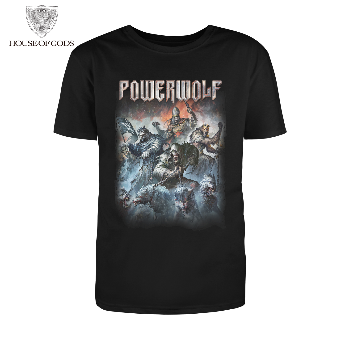 Polera Oficial Powerwolf - Best of the Blessed - Negro