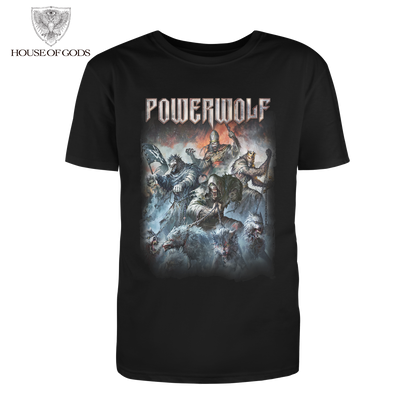 Polera Oficial Powerwolf - Best of the Blessed - Negro