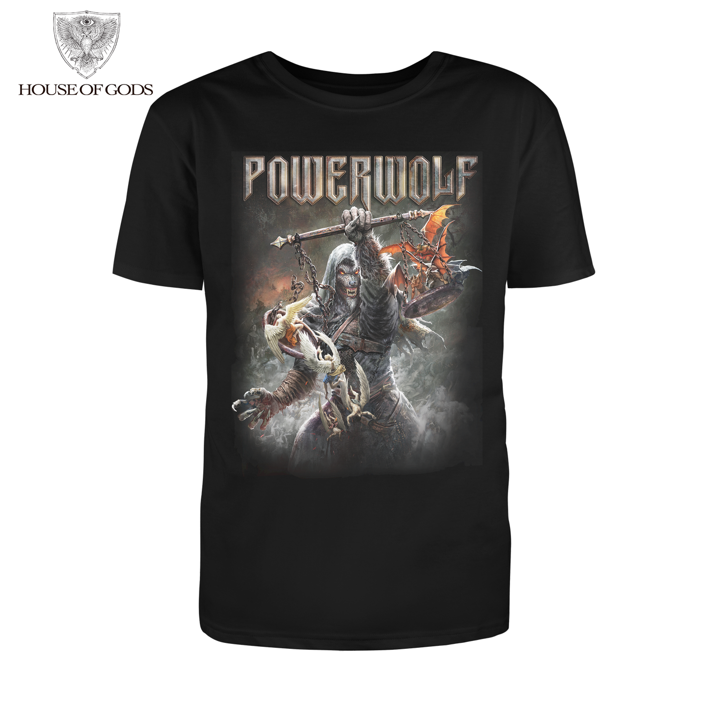 Polera Oficial Powerwolf - Call of the Wild - Negro