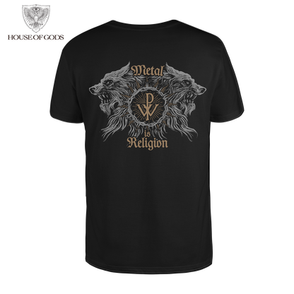 Polera Oficial Powerwolf - Crest Salai - Negro