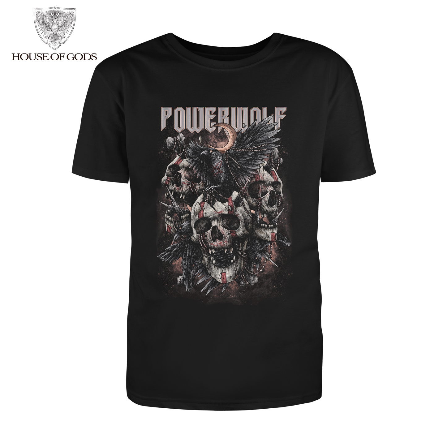 Polera Oficial Powerwolf - Dead Boys Dont Cry - Negro