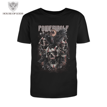 Polera Oficial Powerwolf - Dead Boys Dont Cry - Negro