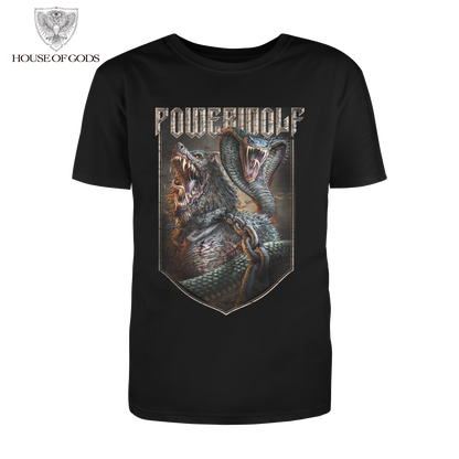 Polera Oficial Powerwolf - Kiss of the Cobra King - Negro