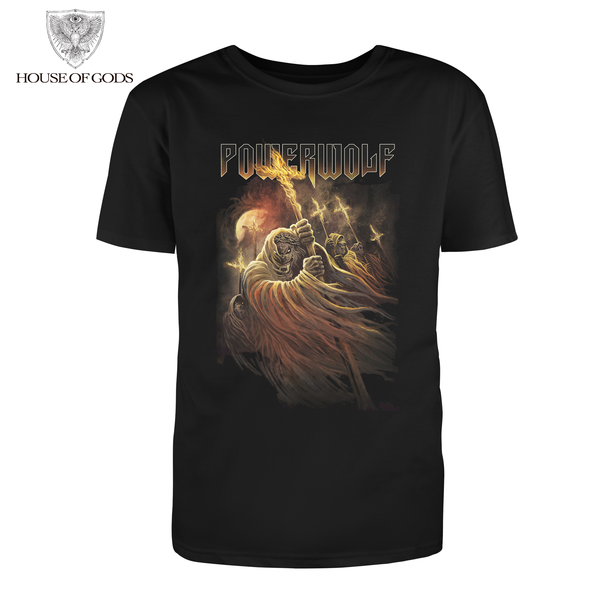 Powerwolf - Kreuzfeuer - Polera Oficial - Negro – Moking Skills