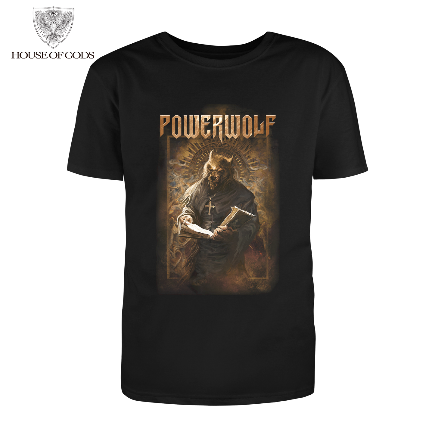 Polera Oficial Powerwolf - Stossgebet - Negro