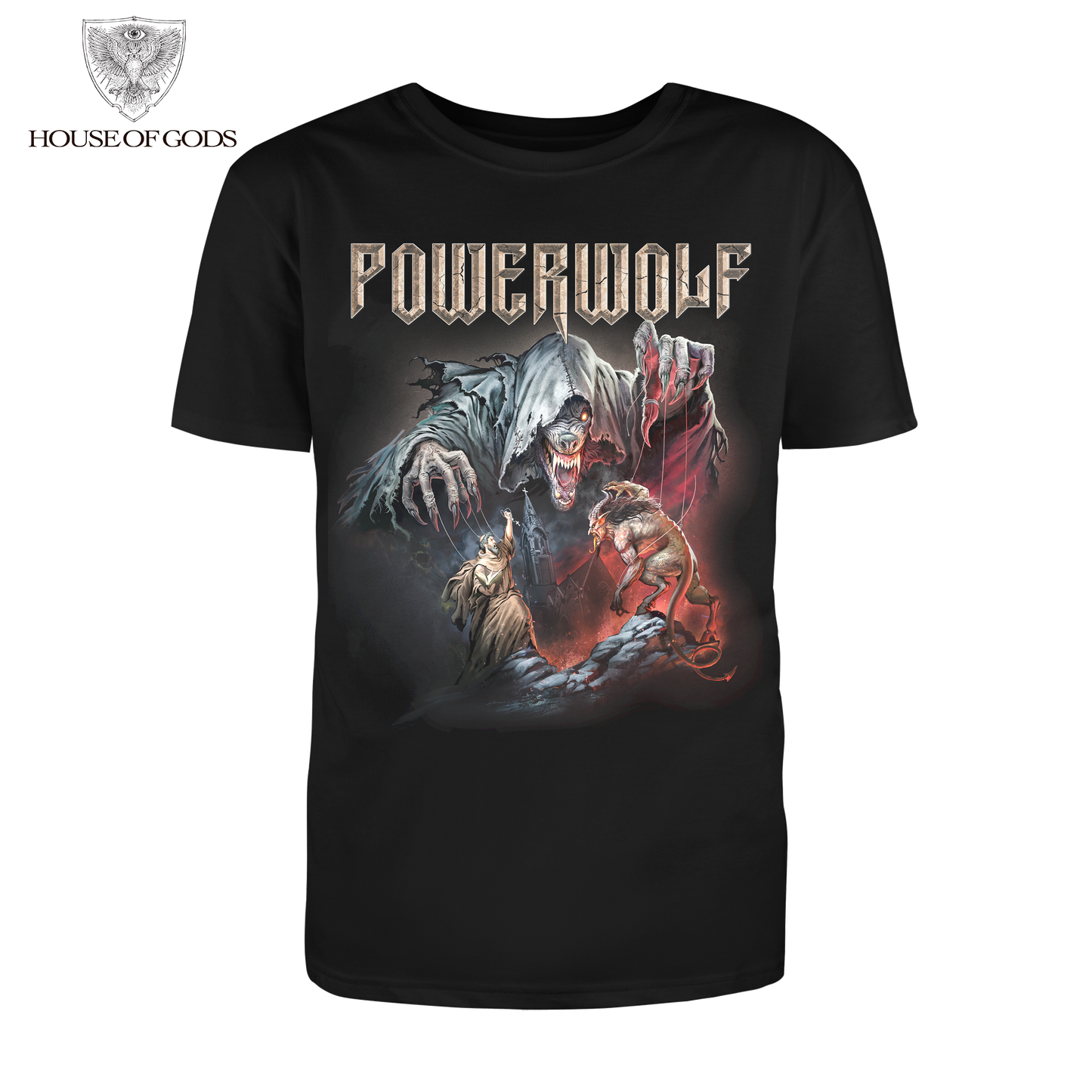 Polera Oficial Powerwolf - The Sacrament of Sin - Negro