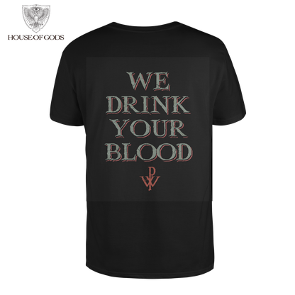 Polera Oficial Powerwolf - Your Blood - Negro