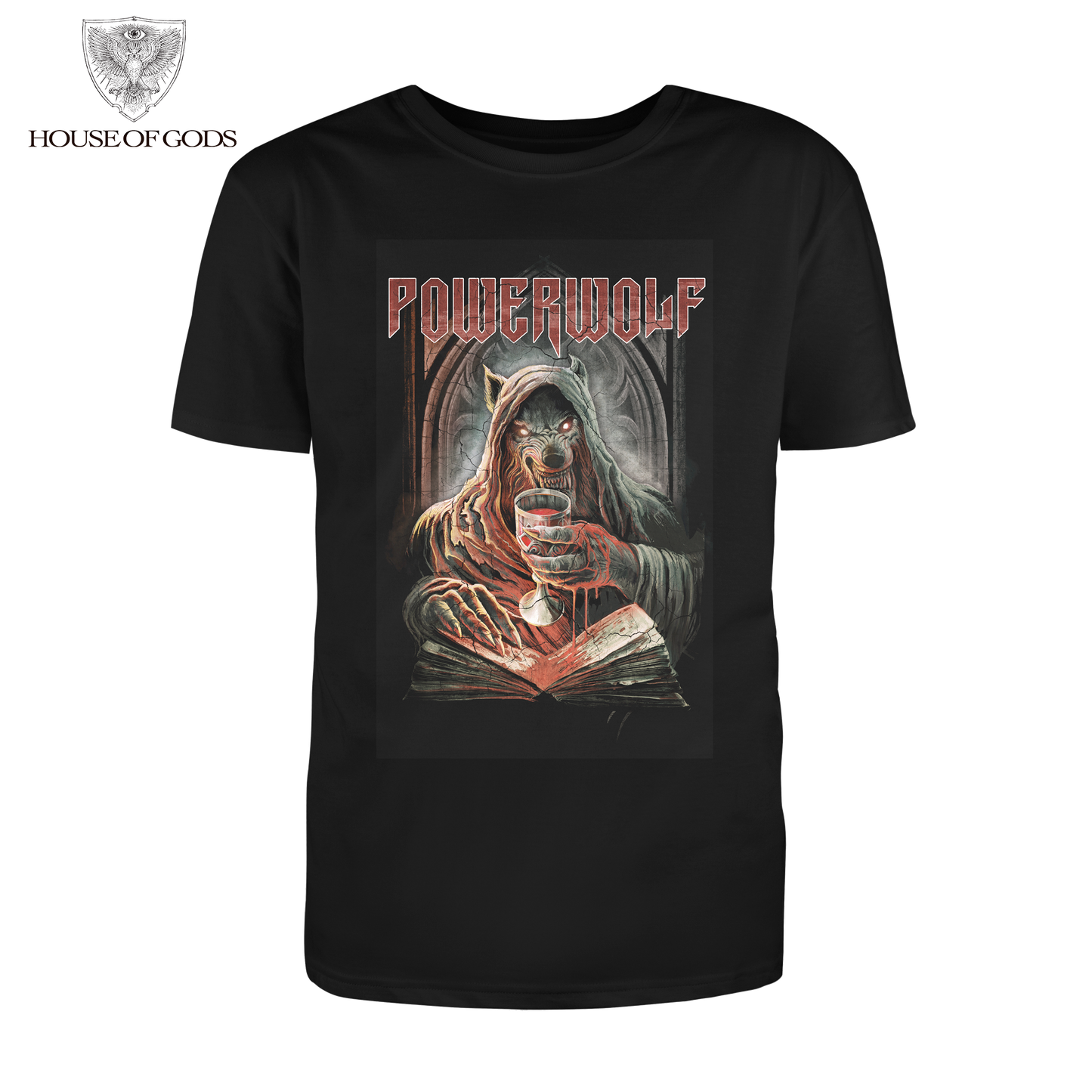 Polera Oficial Powerwolf - Your Blood - Negro