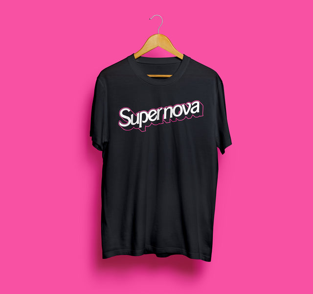 Polera Oficial - Supernova -  Logo - Negra