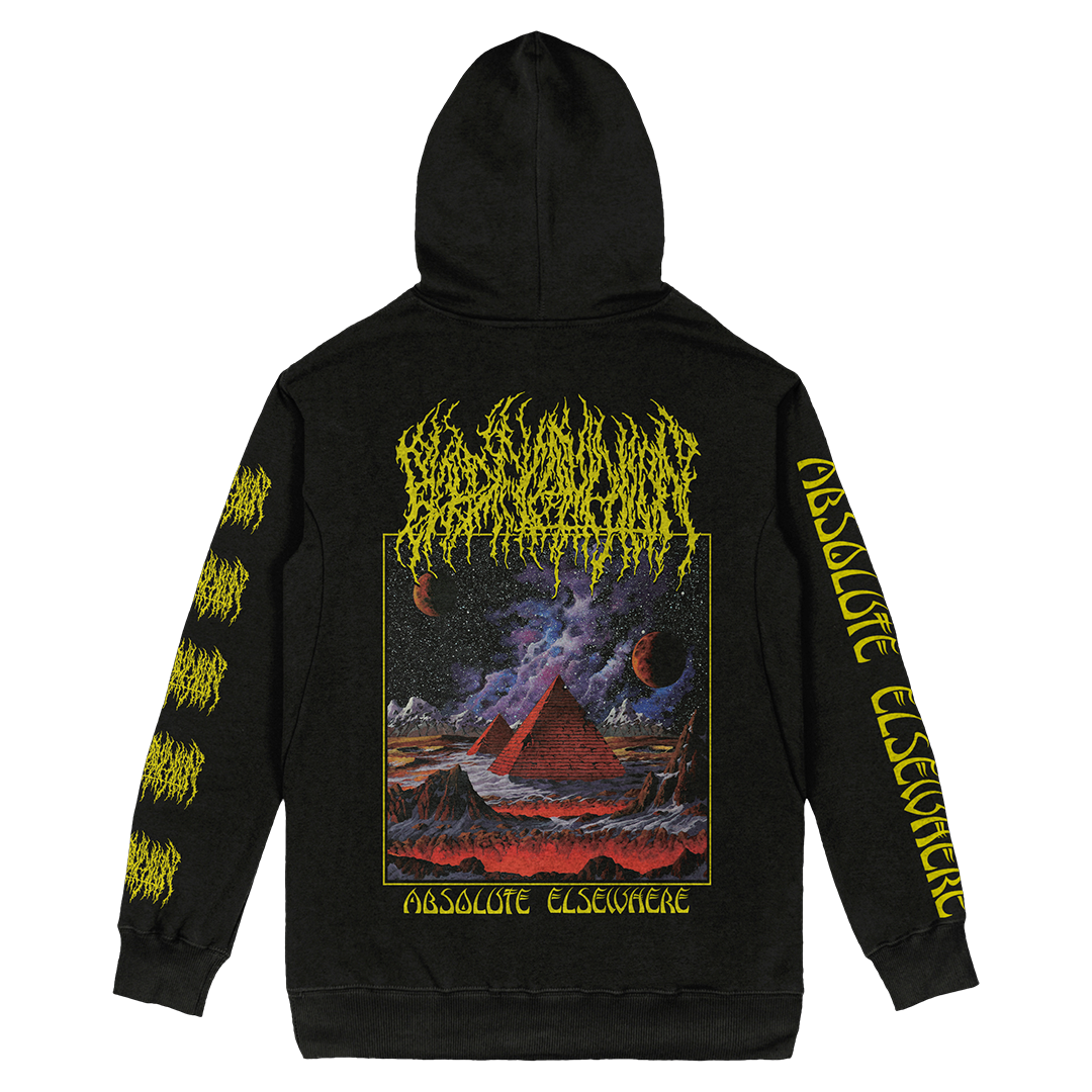 Poleron Hoodie Oficial Blood Incantation - Absolute Elsewhere Logo - Negro