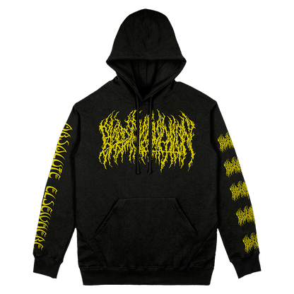 Poleron Hoodie Oficial Blood Incantation - Absolute Elsewhere Logo - Negro