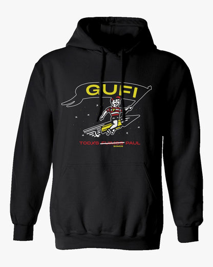 Poleron Hoodie Oficial - Gufi - Paul - Negro