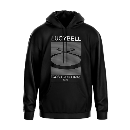 Poleron Hoodie Lucybell - Eco Tour Final - Negro