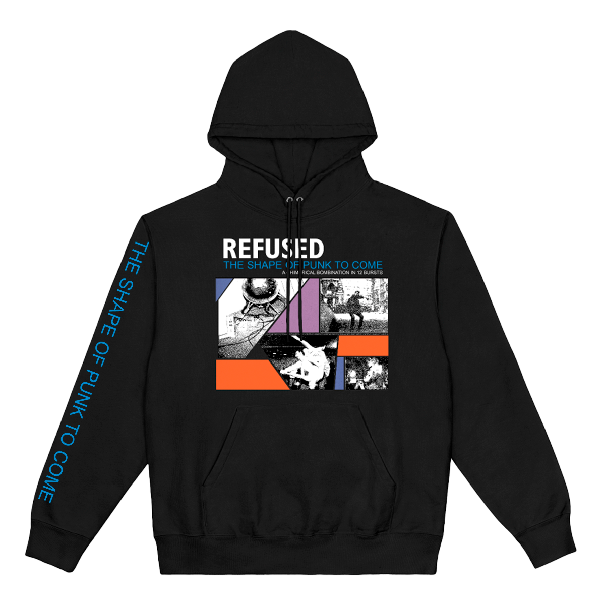 Polerón Hoodie Oficial Refused - The Shape of Punk to Come - Negro
