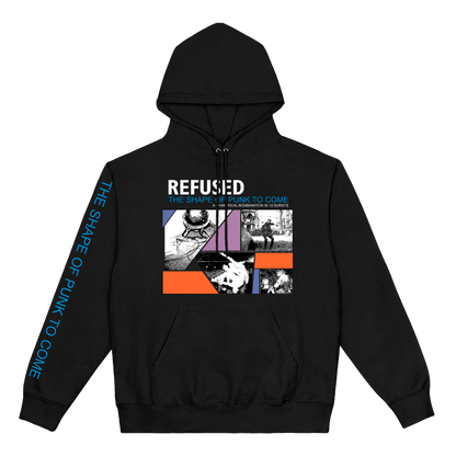 Polerón Hoodie Oficial Refused - The Shape of Punk to Come - Negro
