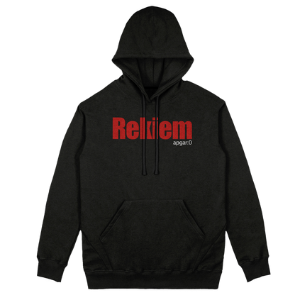 Poleron Hoodie Oficial Rekiem - Apgar:0 - Negro