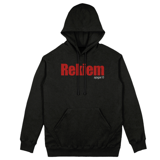 Poleron Hoodie Oficial Rekiem - Apgar:0 - Negro