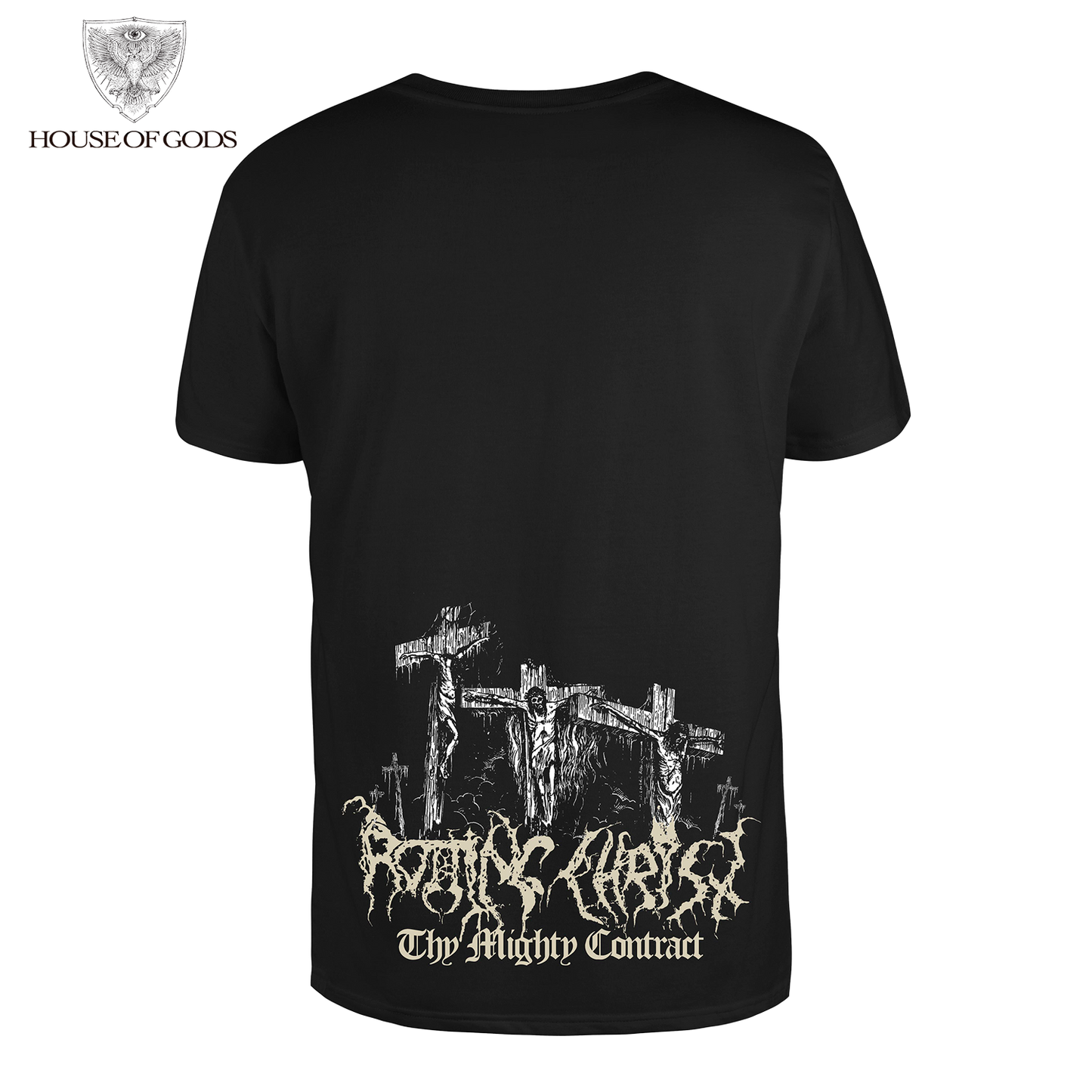 Polera Oficial Rotting Christ - Mighty Contract - Negro