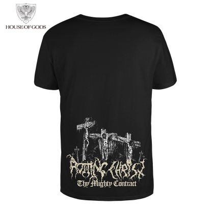 Polera Oficial Rotting Christ - Mighty Contract - Negro