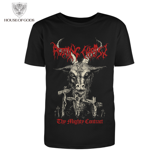 Polera Oficial Rotting Christ - Mighty Contract - Negro