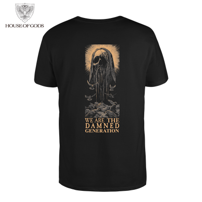 Polera Oficial Rotting Christ - The Damned - Negro