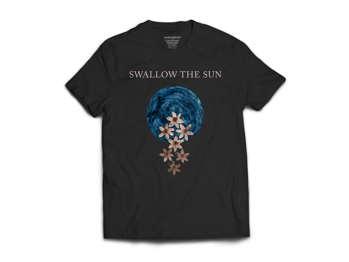 Polera Oficial - Swallow the Sun - Moonflowers - Negra