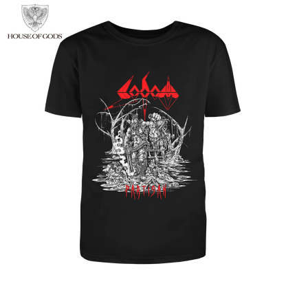 Polera Oficial Sodom - Partisan - Negro