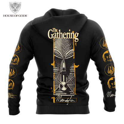 Poleron Zip Up Oficial The Gathering - Mandylion - Negro