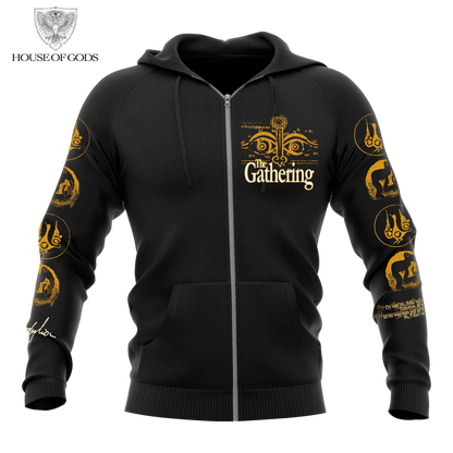 Poleron Zip Up Oficial The Gathering - Mandylion - Negro