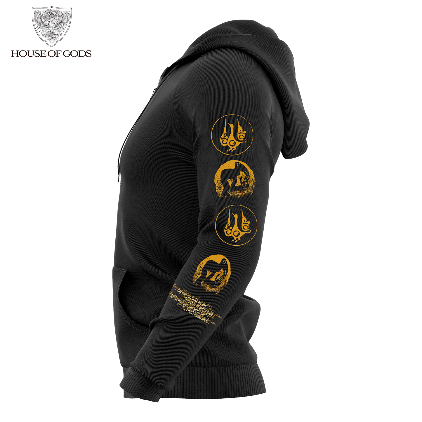 Poleron Zip Up Oficial The Gathering - Mandylion - Negro