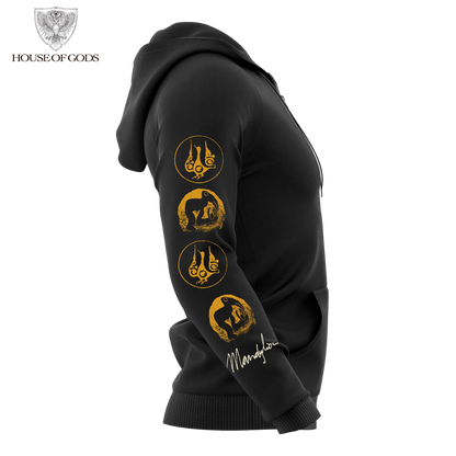 Poleron Zip Up Oficial The Gathering - Mandylion - Negro