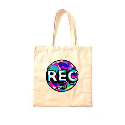 Totebag Oficial - Festival REC - Negro y Crudo