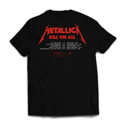 Polera Oficial Metallica - Kill Em' All - Negro