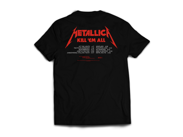 Metallica Polera Oficial - Kill Em' All