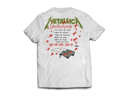 Polera Oficial Metallica - One - Blanco