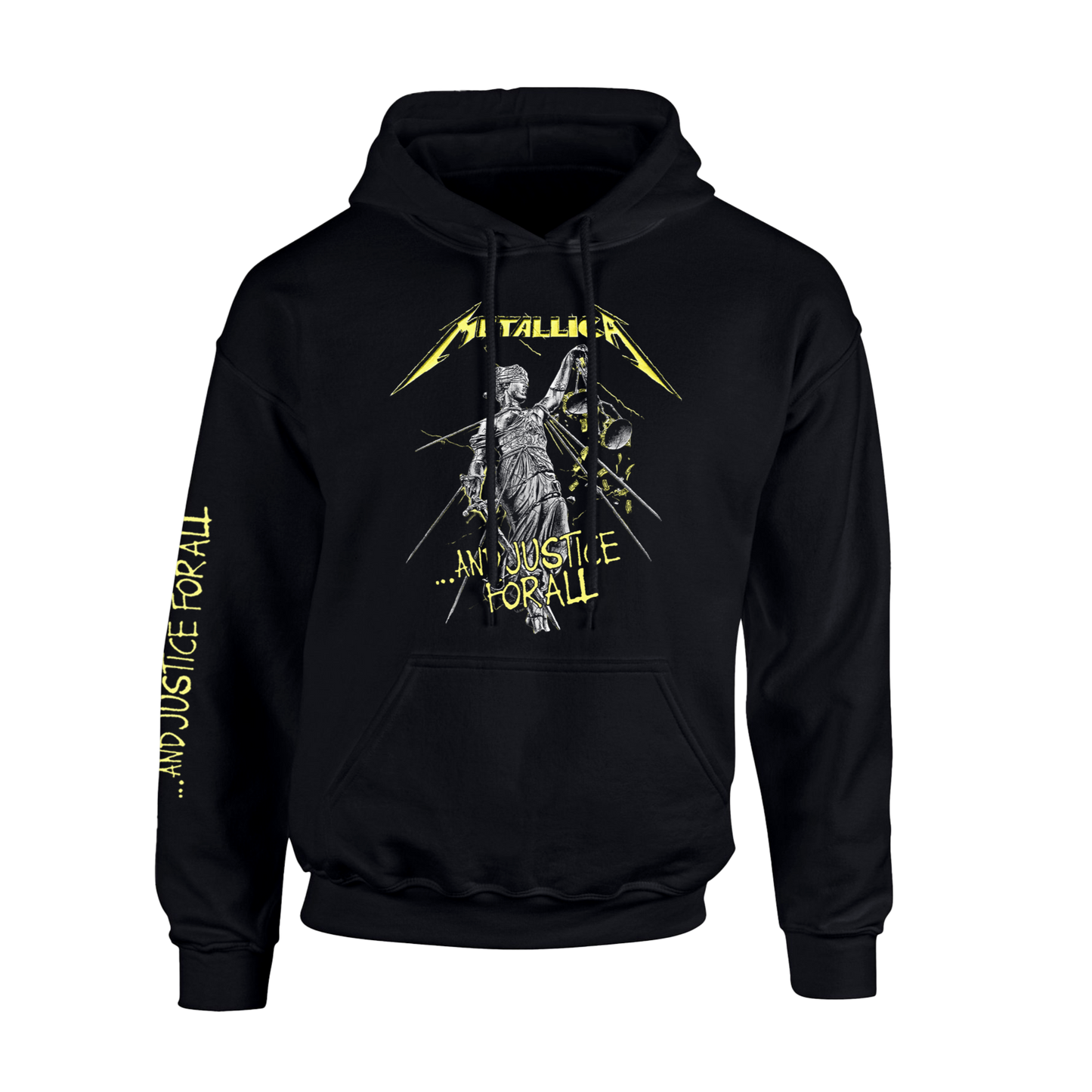 Poleron Hoodie Oficial Metallica - And Justice For All - Negro