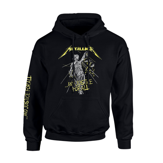 Poleron Hoodie Oficial Metallica - And Justice For All - Negro