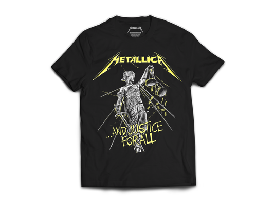 Polera Oficial - Metallica - Justice For All