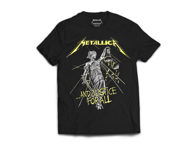 Polera Oficial - Metallica - Justice For All