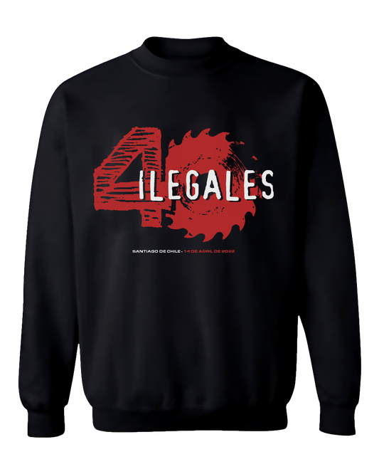 Crewneck Ilegales Oficial - 40 años