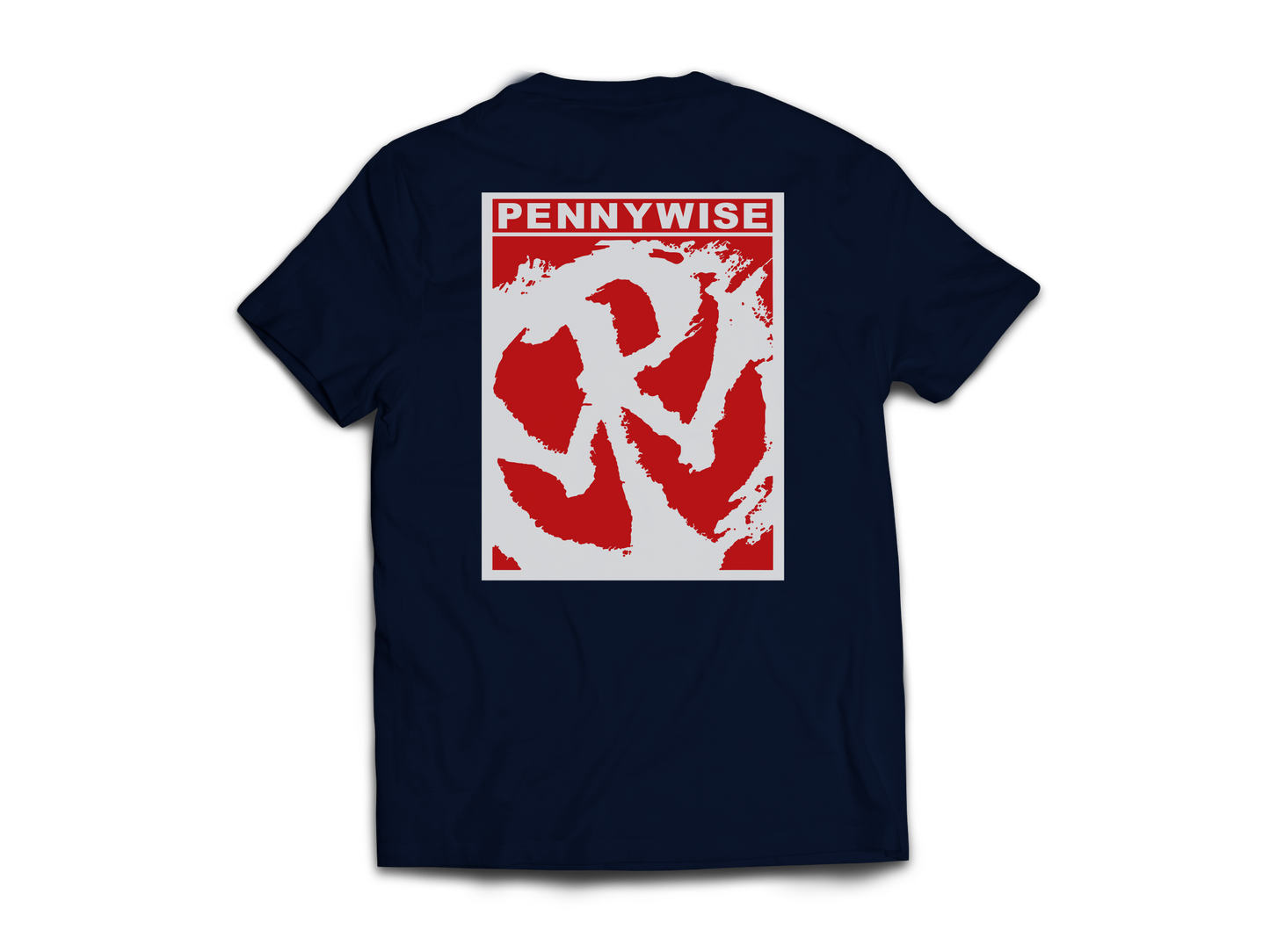 Polera Oficial Pennywise - OG Logo - Azul Marino