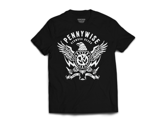 Polera Oficial Pennywise - Hermosa Beach - Negro