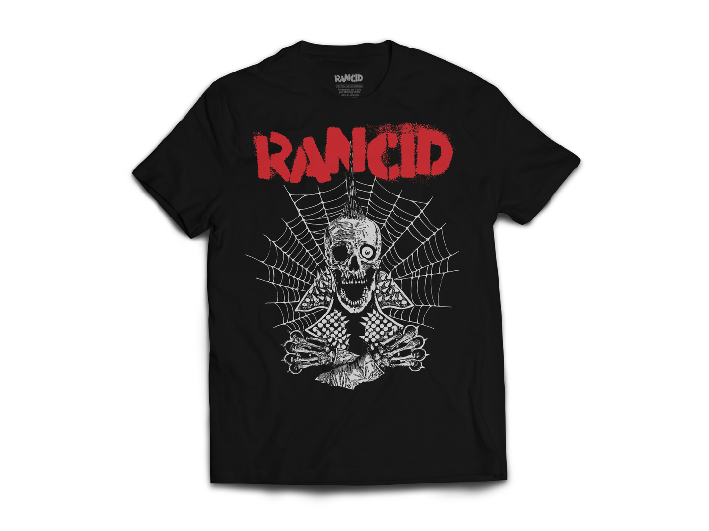 Polera Oficial Rancid - Spiderweb