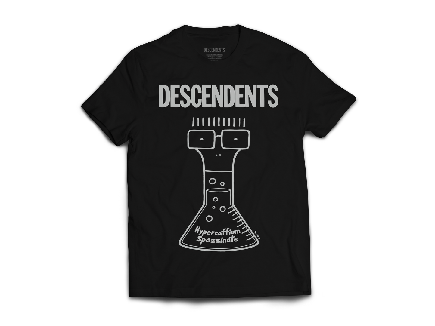 Polera Oficial Descendents - Cylinder - Negro